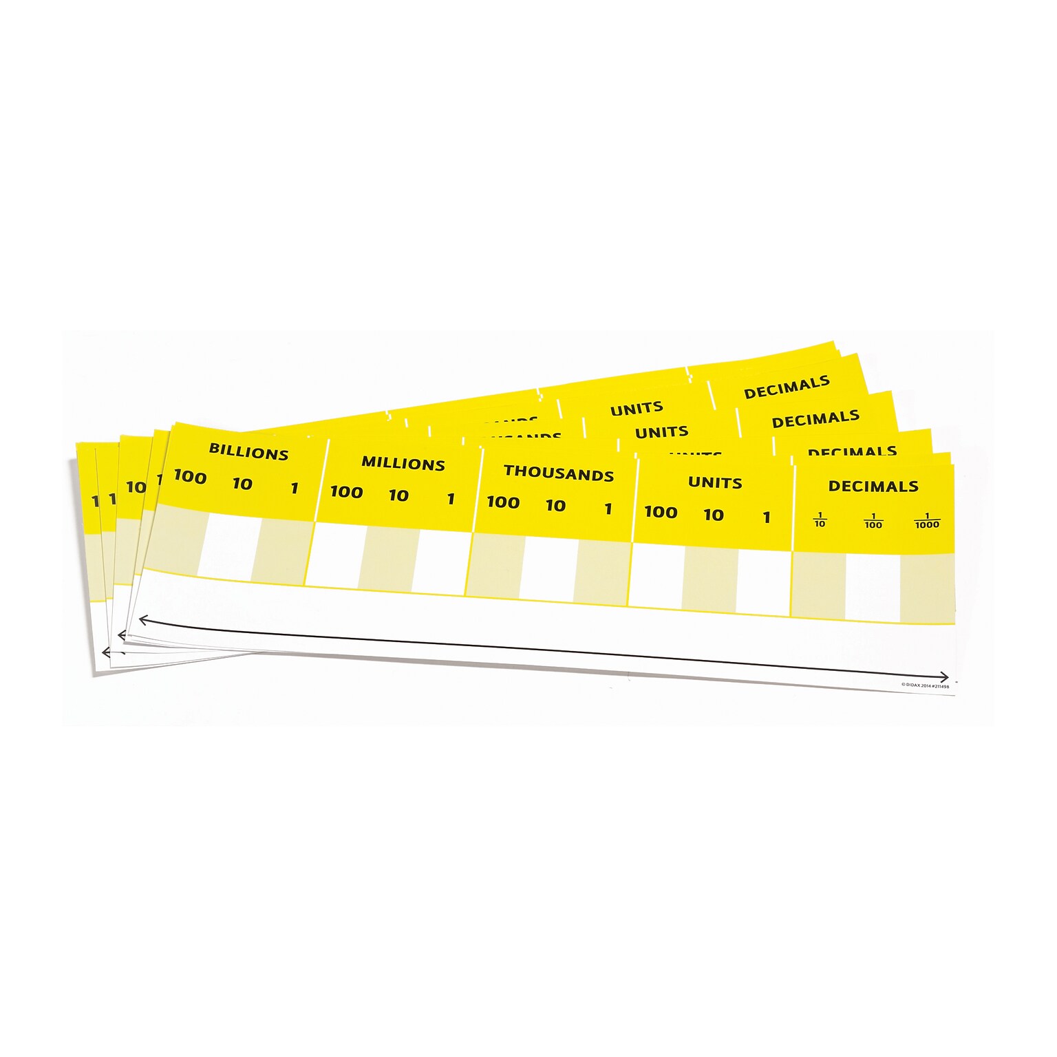 Didax® Desktop Place Value Cards, Pack of 10 (DD-211498)