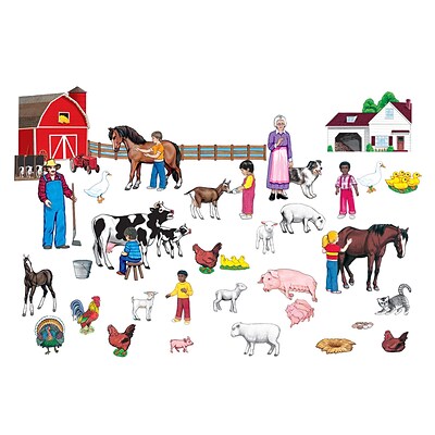 Little Folks Visuals Farm Flannelboard Set (LFV22307)