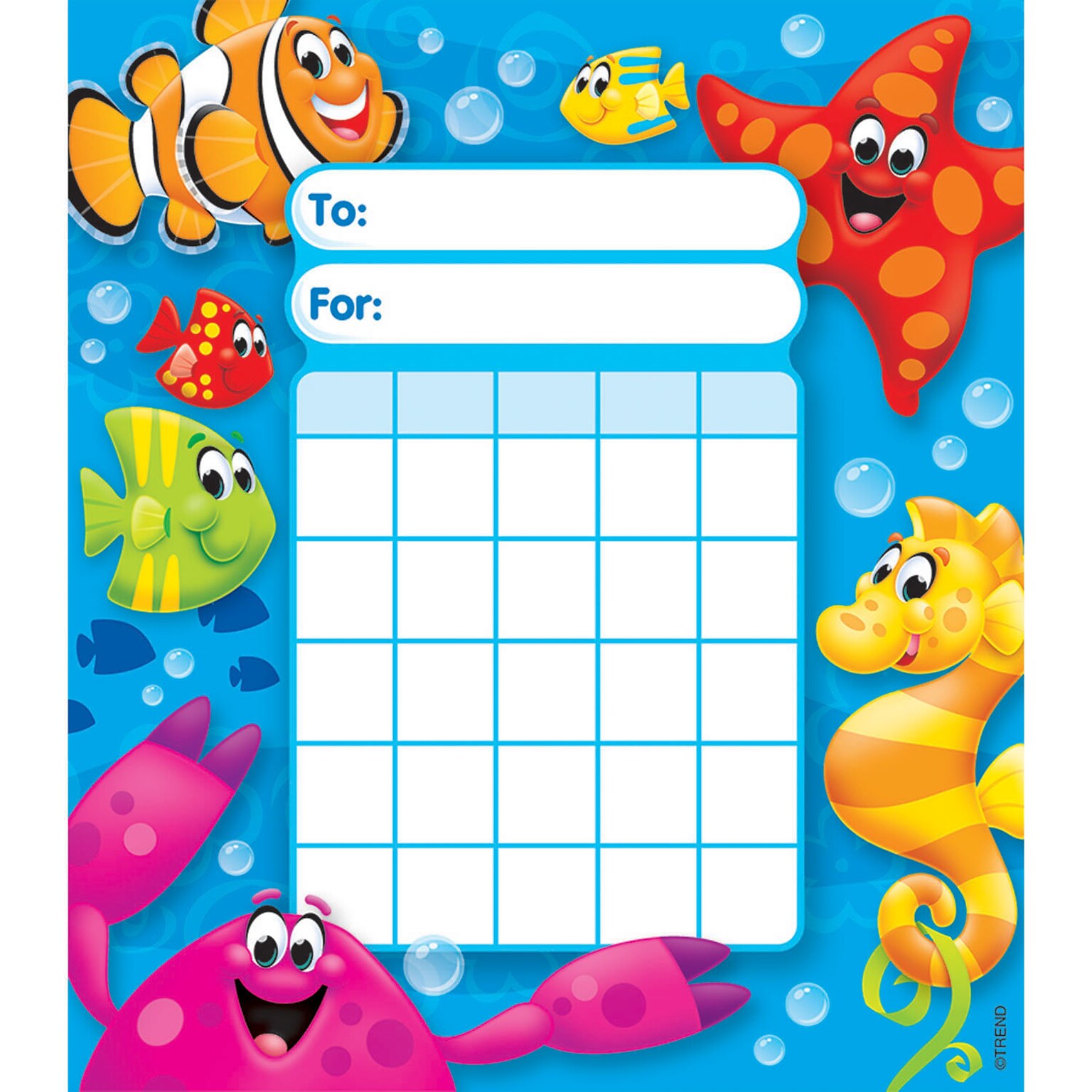Trend® Sea Buddies™ Incentive Pad, 36 sheets (T-73065)