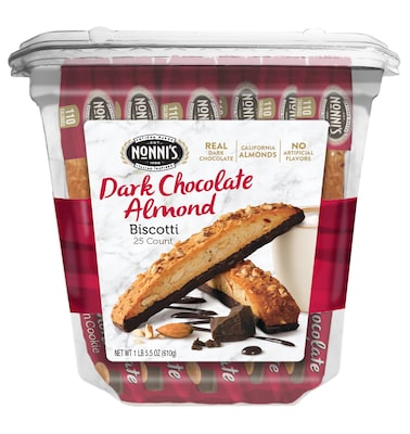 Nonnis Dark Chocolate Biscotti, 21.5 oz., (NSD97651)