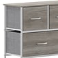 Flash Furniture Harris 5 Drawers Storage Dresser with Engineered Wood Drawers, White/Light Natural (WX5L206MDFWTLNT)