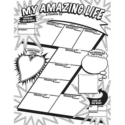 Scholastic Teaching Resources Poster Sets; My Timeline
