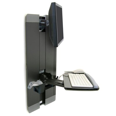 Ergotron StyleView Vertical Lift, Patient Room, Mount Black (60-609-195)