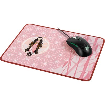 ASUS TUF Non-Slip Rubber Base Gaming x Demon Slayer L.E. Hashibira Inosuke Mouse Pad, Pink (NC12 TUF