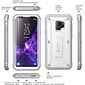 i-Blason SUPCASE Galaxy S9 Case Full Body Rugged Holster Case With Screen Protector, Unicorn Beetle Pro White (S-G-9-UBP-SP-WH)