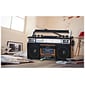 Supersonic Wireless Bluetooth 4-Band Radio & Cassette Player and Cassette to MP3 Converter, Black/Brown (SC-3201BTWOOD)