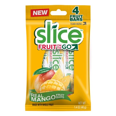 Slice Fruit on the Go Mango Fruit Bar, 1.4 oz., 12/Pack (220-02257)