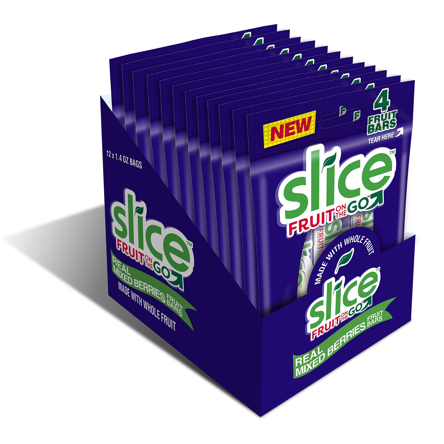 Slice Fruit on the Go Mixed Berry, 1.4 oz., 12/Pack (220-02258)