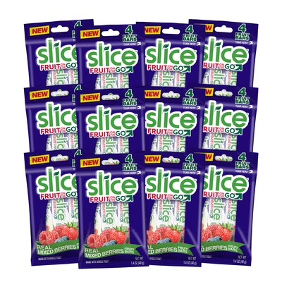 Slice Fruit on the Go Mixed Berry, 1.4 oz., 12/Pack (220-02258)