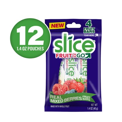 Slice Fruit on the Go Mixed Berry, 1.4 oz., 12/Pack (220-02258)