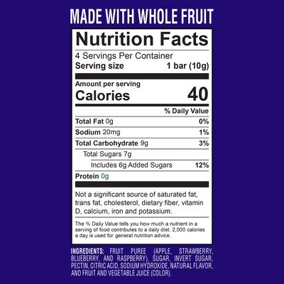 Slice Fruit on the Go Mixed Berry, 1.4 oz., 12/Pack (220-02258)