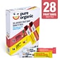 Pure Organic Layered Fruit Bars Variety Pack, 0.63 oz, 28/Pack (220-02261)