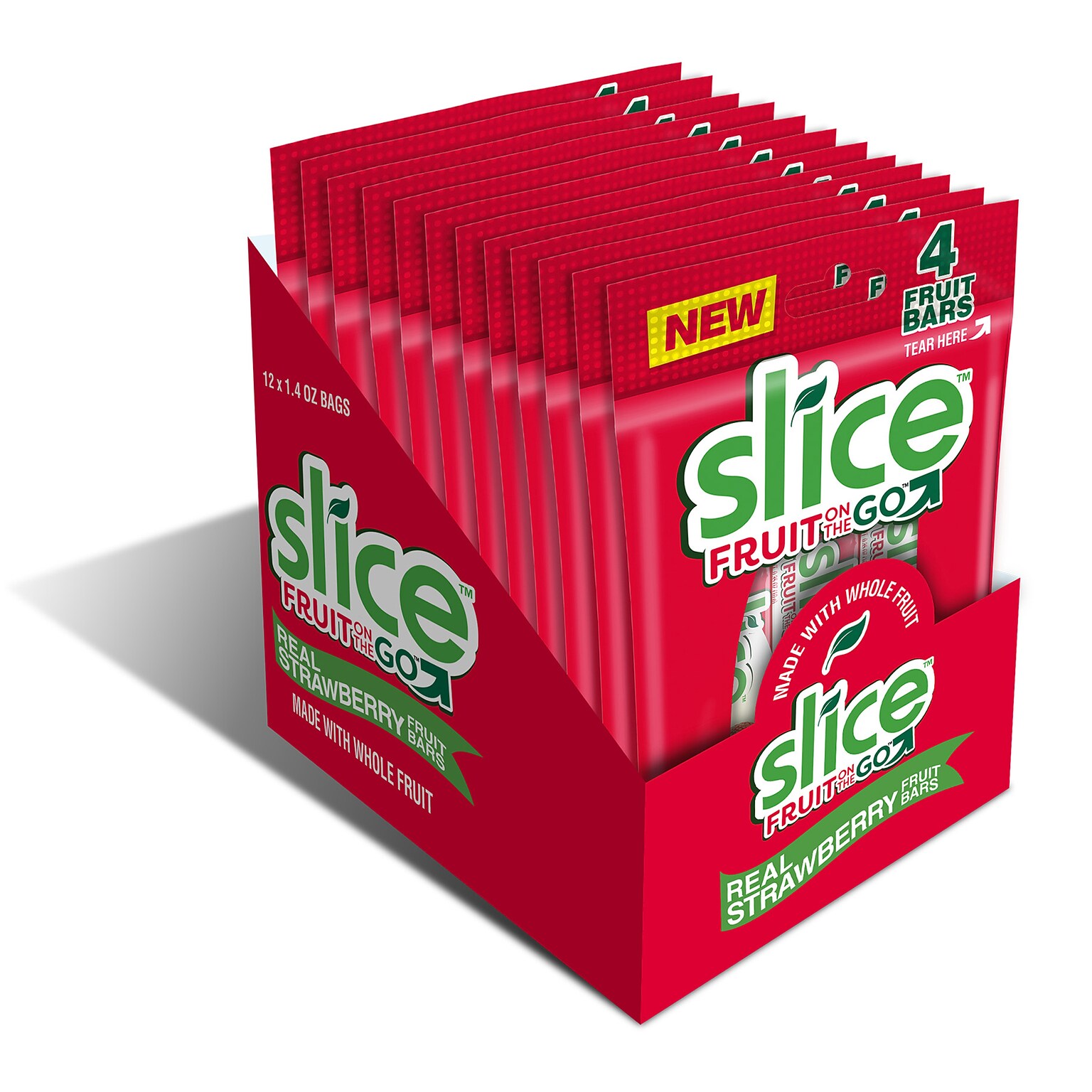 Slice Fruit on the Go Strawberry, 1.4 oz., 12/Pack (220-02259)