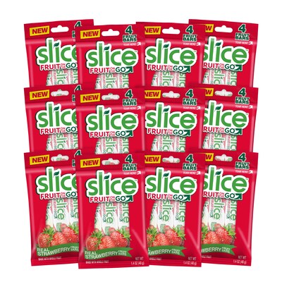 Slice Fruit on the Go Strawberry, 1.4 oz, 12/Pack (220-02259)