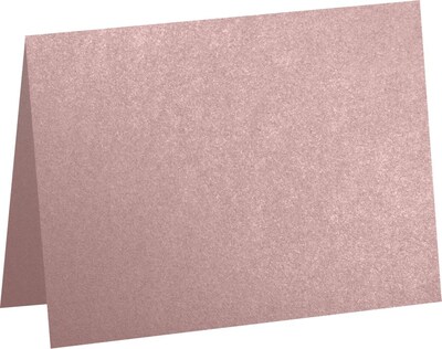 LUX #17 Mini Folded Card (2 9/16 x 3 9/16) 250/Pack, Misty Rose Metallic - Sirio Pearl® (5080-M203-250)