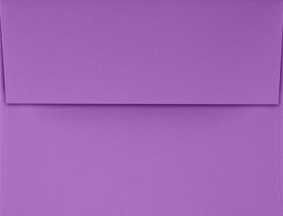 LUX A2 Invitation Envelopes (4 3/8 x 5 3/4) 50/Pack, Bright Violet (4870-VIO-50)