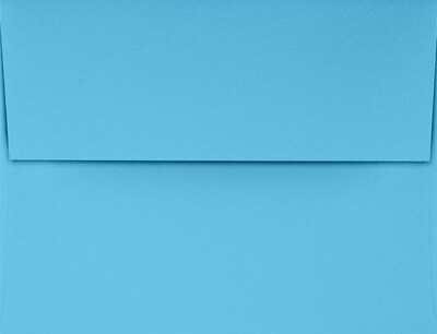 LUX A2 Invitation Envelopes (4 3/8 x 5 3/4) 1000/Pack, Bright Blue (4870-BLU-1000)