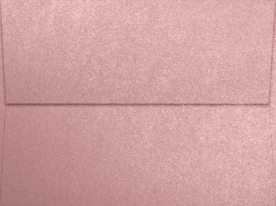 LUX A7 Invitation Envelopes (5 1/4 x 7 1/4) 250/Pack, Misty Rose Metallic - Sirio Pearl® (5380-M203-