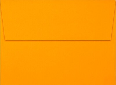LUX A6 Invitation Envelopes (4 3/4 x 6 1/2) 50/Pack, Electric Orange (4875-UORA-50)