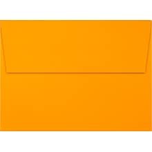 LUX A7 Invitation Envelopes (5 1/4 x 7 1/4) 250/Pack, Electric Orange (4880-UORA-250)