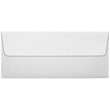 JAM Paper Self Seal Business Envelope, 4 1/8 x 9 1/2, Cotton Gray, 50 Pack (4860-SG-50)