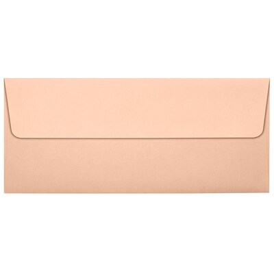 JAM Paper Self Seal Business Envelope, 4 1/8 x 9 1/2, Blush Pink, 250 Pack (4860-114-250)