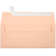 JAM Paper Self Seal Business Envelope, 4 1/8 x 9 1/2, Blush Pink, 500 Pack (4860-114-500)