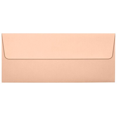 JAM Paper Self Seal Business Envelope, 4 1/8 x 9 1/2, Blush Pink, 500 Pack (4860-114-500)