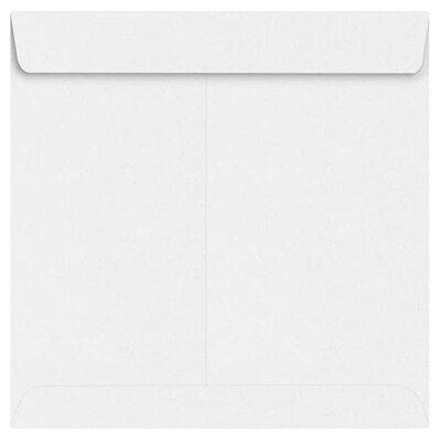 JAM Paper Self Seal Business Envelope 8 1/2 x 8 1/2, 70lb, White, 500 Pack (10977-500)