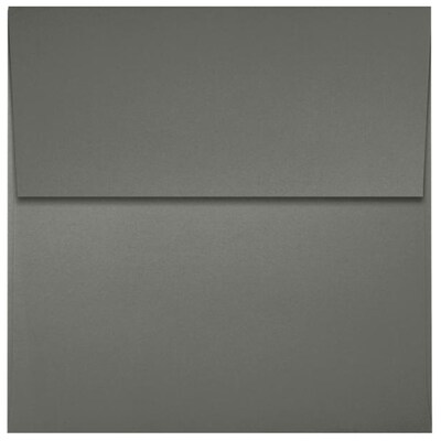 JAM Paper Self Seal Invitation Envelope, 4 x 4, Gray, 50 Pack (8504-22-50)