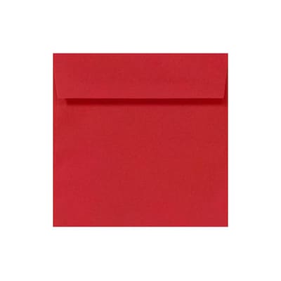 JAM Paper Self Seal Invitation Envelope, 5 1/4 x 5 1/4, Ruby Red, 50/Pack (LUX-8510-18-50)
