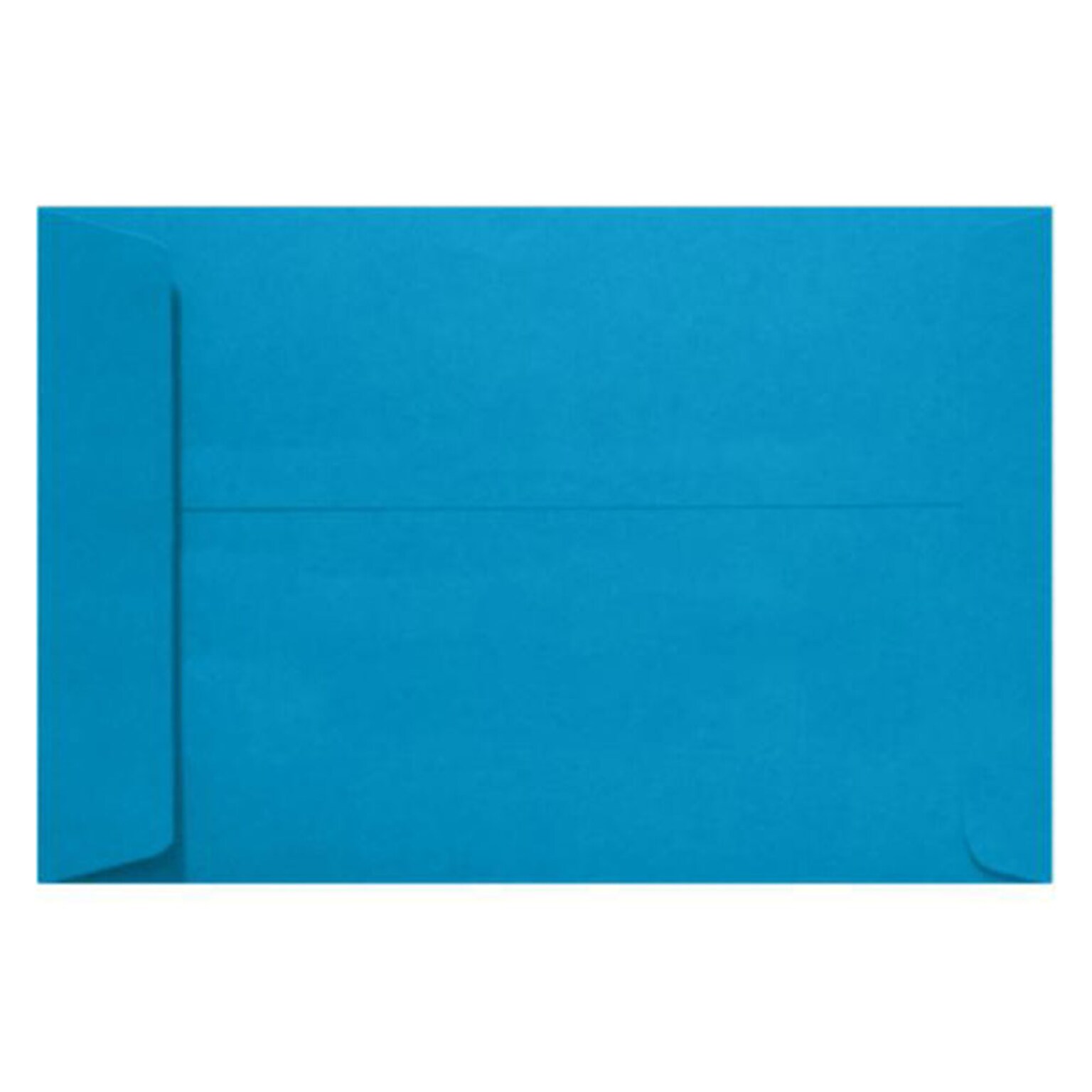 JAM Paper 10 x 13 Open End Envelopes, Pool Blue, 50/Pack (LUX-4897-102-50)