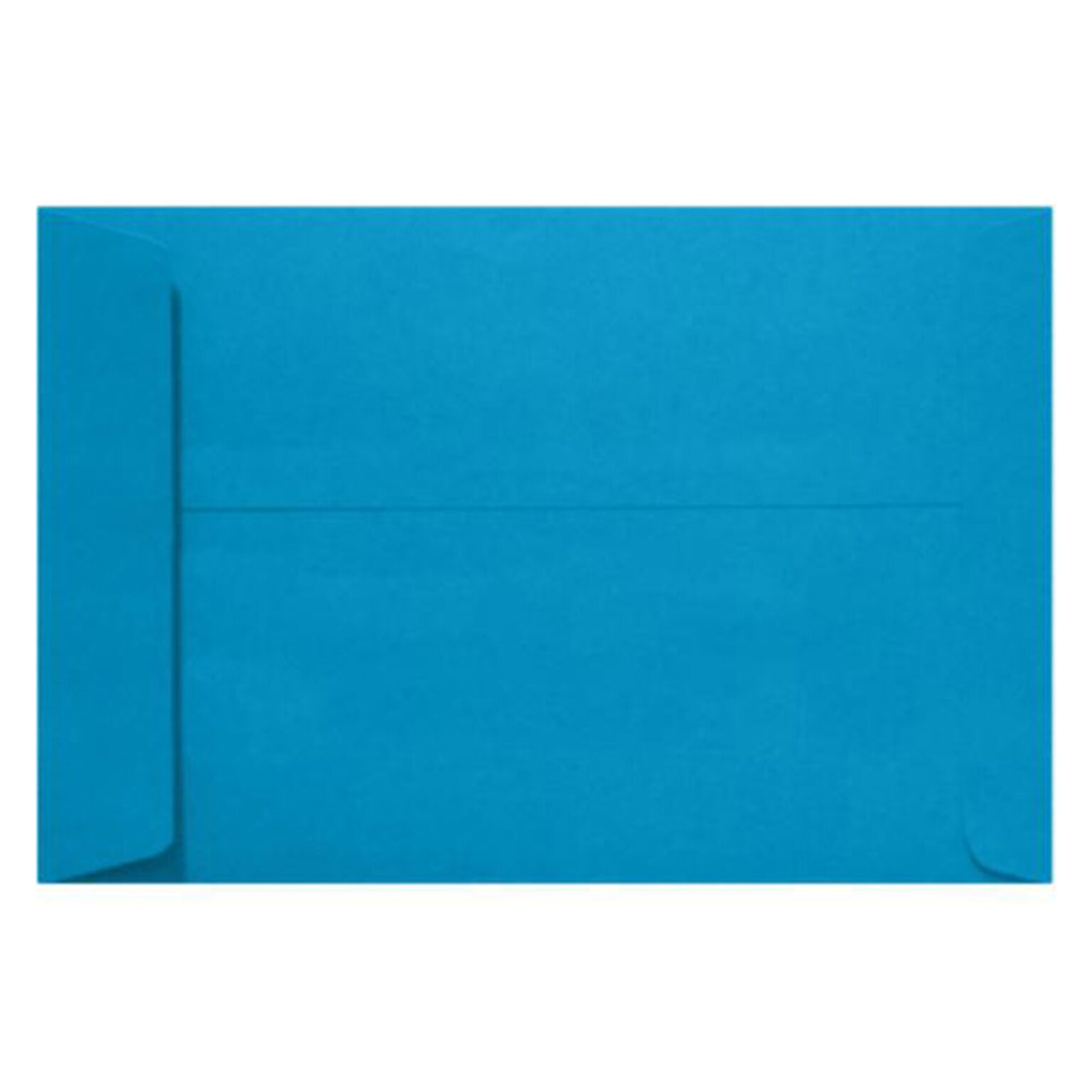JAM Paper 10 x 13 Open End Envelopes, Pool Blue, 50/Pack (LUX-4897-102-50)