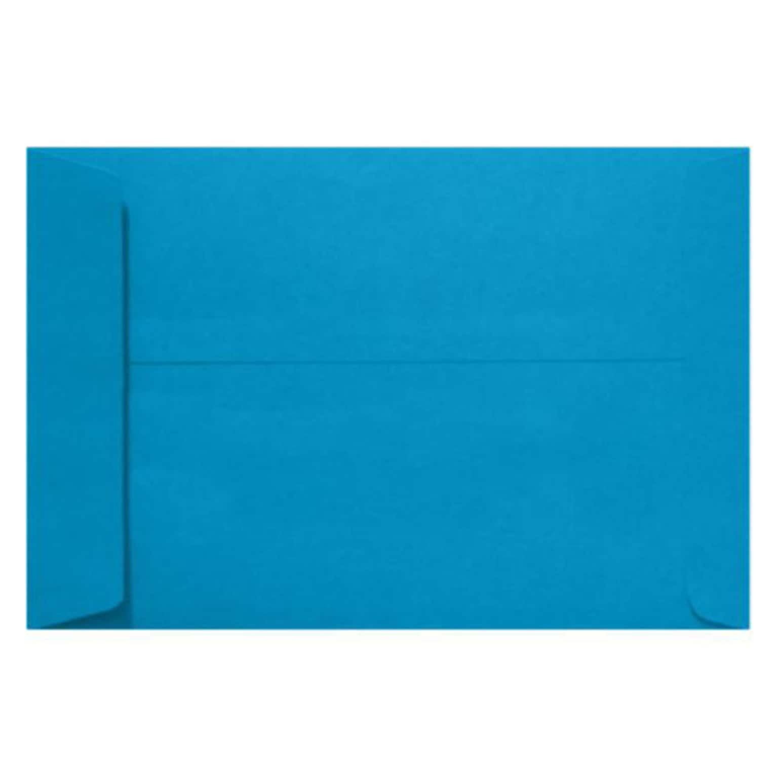 JAM Paper 10 x 13 Open End Envelopes, Pool Blue, 250/Pack (4897-102-250)