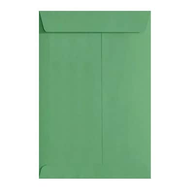 JAM Paper 10 x 13 Open End Envelopes, Holiday Green, 50/Pack (LUX-4897-L17-50)