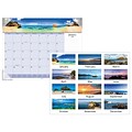 AT-A-GLANCE® Images of the Sea Panoramic Desk Pad, 12 Months, January Start, 22 x 17 (DMD141-32-19)