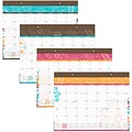 AT-A-GLANCE® Suzani Monthly Desk Pad, 12 Months, January Start, 21 3/4 x 17 (SK17-704-19)