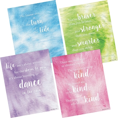 Barker Creek 8 x 10 Dancing In The Rain Posters, 4/Set (3117)