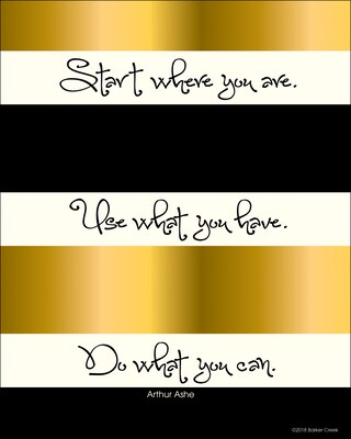 Barker Creek 8" x 10" Creativity, Intelligence and Optimism Posters, 8/Set (4177)
