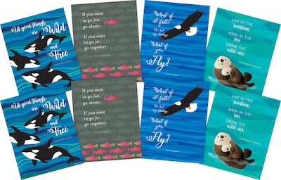 Barker Creek 8 x 10 What if You Fly Posters, 8/Set (4182)
