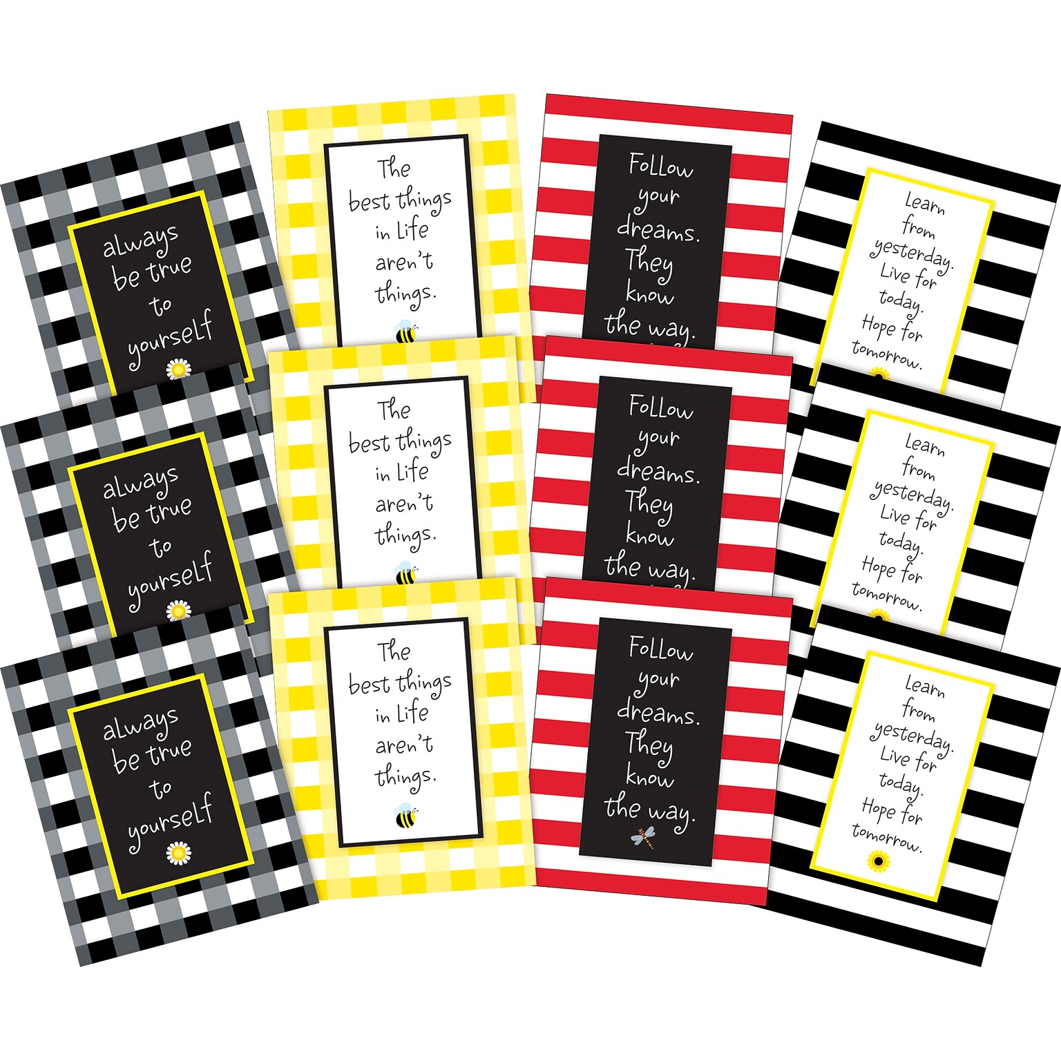 Barker Creek 8 x 10 Be True to Yourself Posters, 12/Set (4193)