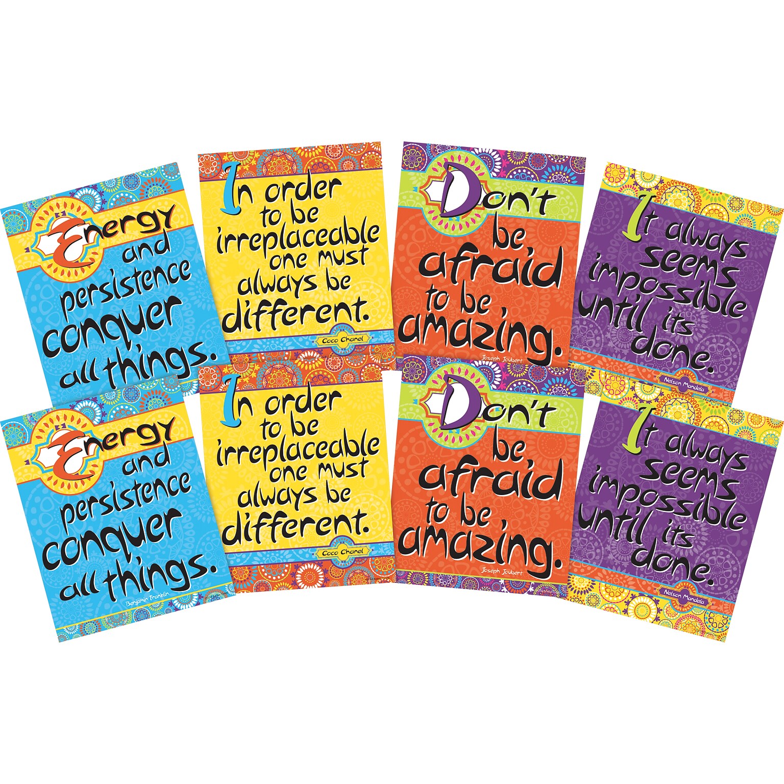 Barker Creek 8 x 10 Be Amazing Posters, 8/Set (4201)