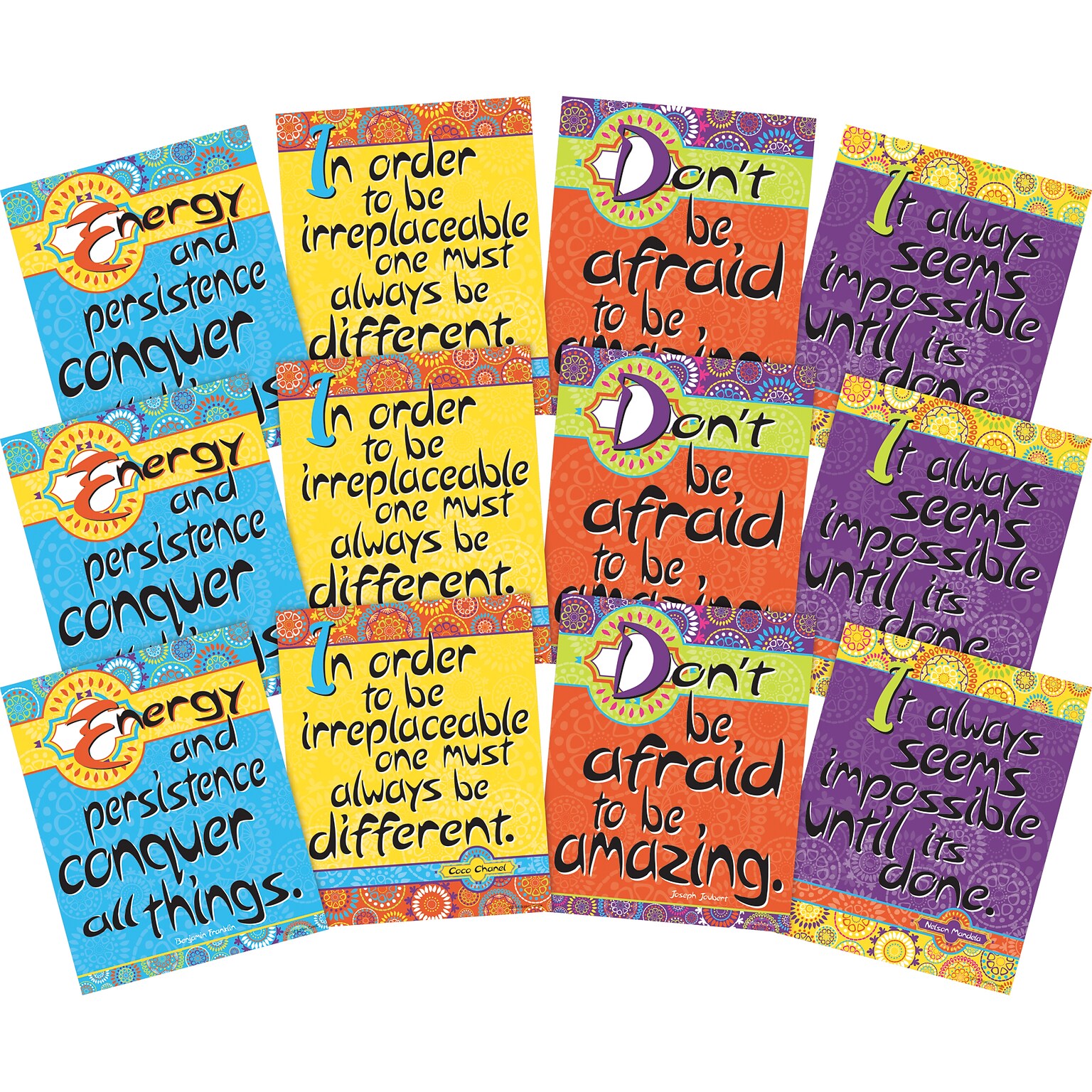 Barker Creek 8 x 10 Be Amazing Posters, 12/Set (4202)