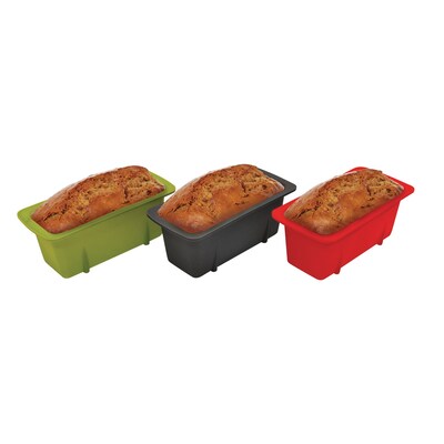 Starfrit Silicone Mini Loaf Pans 5.75H x 2.75W, Set of 3(080335-006-0000)