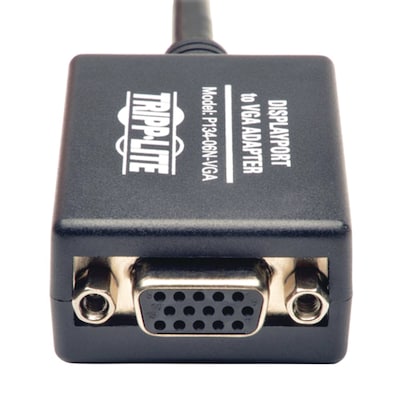 Tripp Lite DisplayPort to VGA Active Cable Adapter, 6(P134-06N-VGA)