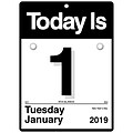 2019 AT-A-GLANCE® Today Is Daily Wall Calendar, 12 Months, January Start, 6 x 6 (K1-00-19)