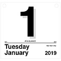 2019 AT-A-GLANCE® “Today Is” Daily Wall Calendar Refill, 12 Months, January Start, 8 1/2 x 8 (K4-50-19)