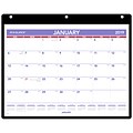 2019 AT-A-GLANCE® Monthly Desk/Wall Calendar with Cover and Holder, January Start, 11x 8 1/4, Three-Hole Punched (SK8-00-19)