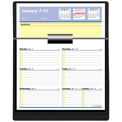 2019 AT-A-GLANCE® Flip-A-Week Weekly Refill with QuickNotes®, 12 Months, January Start, 5 5/8 x 7 (SW706-50-19)