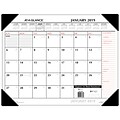 2019 AT-A-GLANCE® Two-Color Monthly Desk Pad, 12 Months, January Start, 21 3/4 x 17, Red and Black (SK1170-00-19)